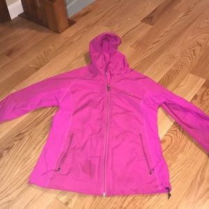 Columbia pink wind breaker